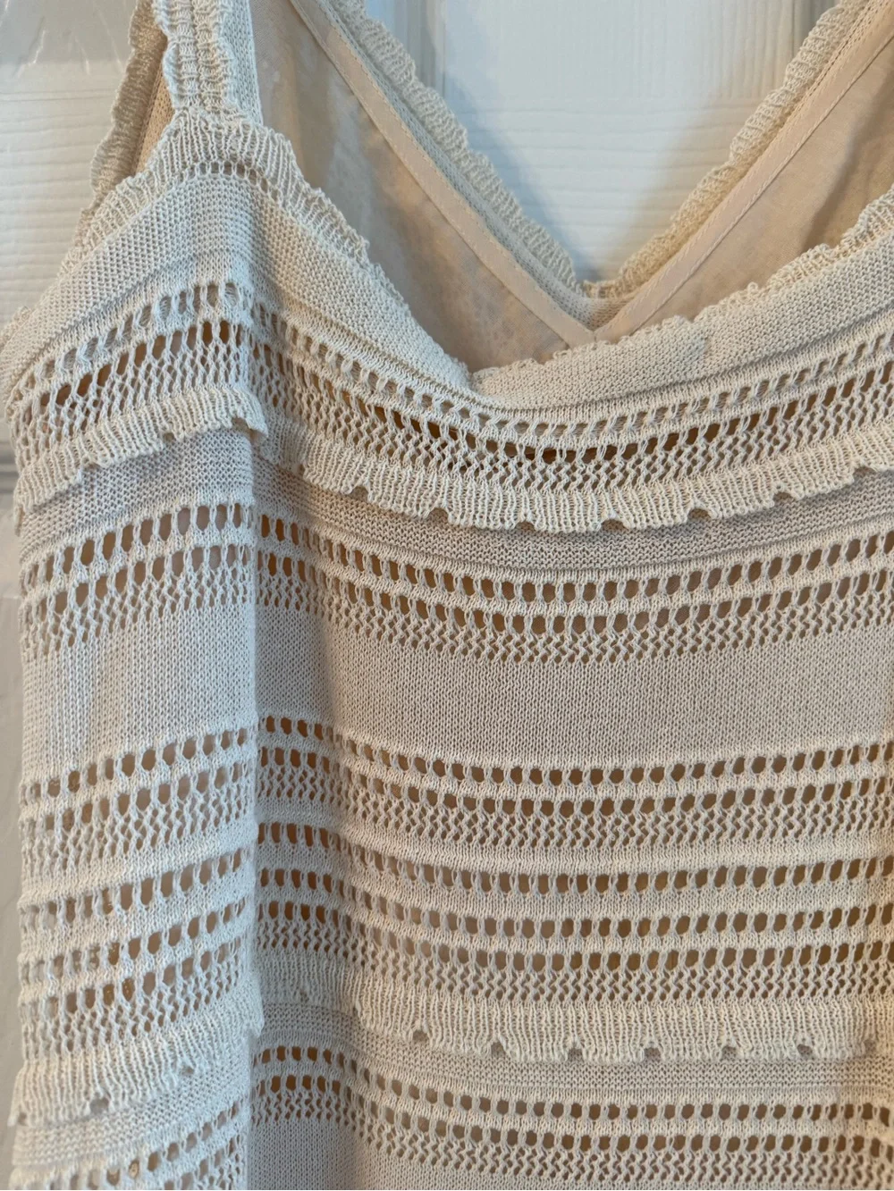 NWT Zimmermann Lucky Crochet Knit Midi Dress Cream Size 1 Small-Authentic $795